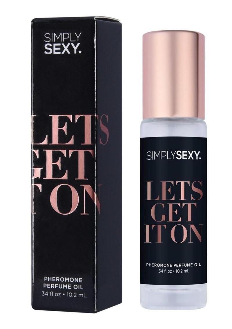 Simply Sexy Pheromone Perfume Oil RollOn Let's Get It On Fantasy
