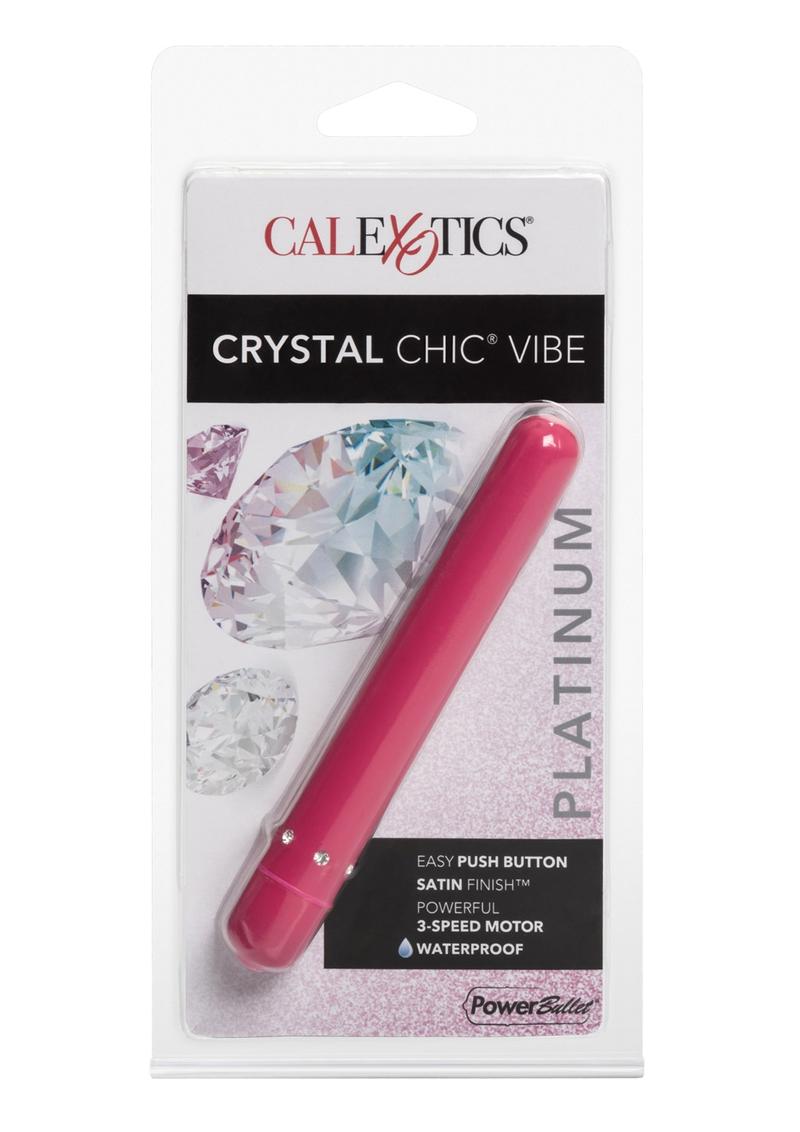 Crystal Chic Vibrator - Pink