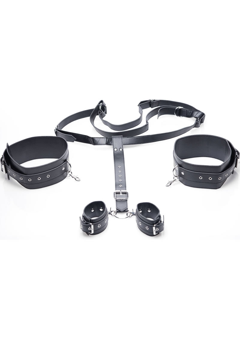 Frisky Easy Access Thigh Sling With Wrist Cuffs Fantasy Fun Factory