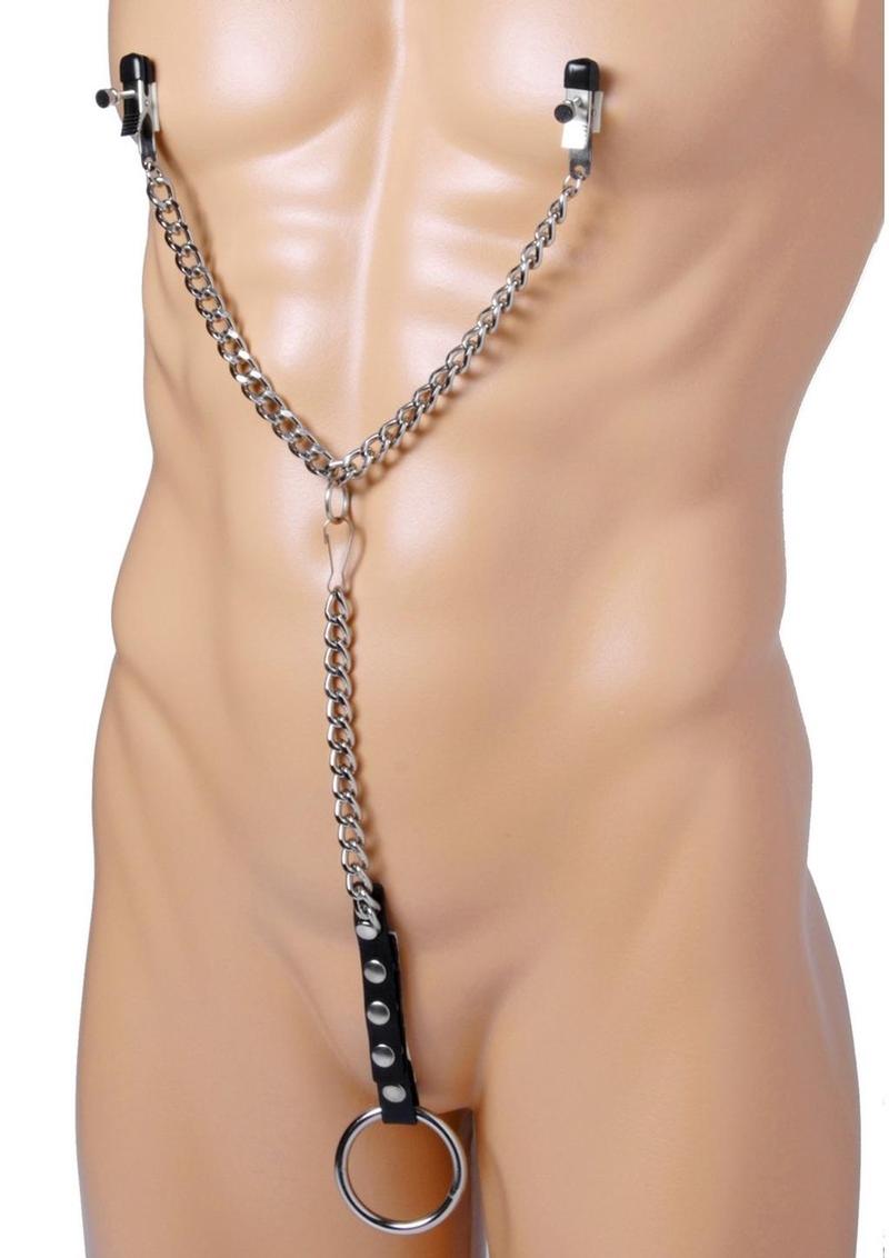 Master Series Nipple Clamps and Cock Ring