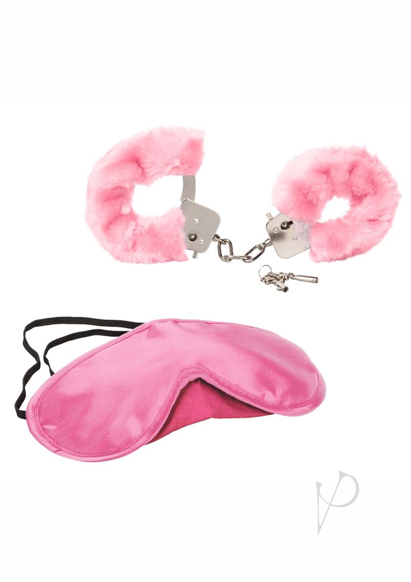 Pleasure Cuffs With Satin Mask Fantasy Fun Factory