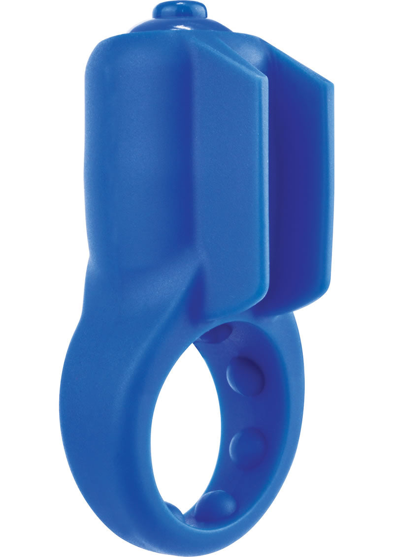 Xr Brands Trinity Men 7x Vibrating Silicone Ball Sack 3 Speed Waterproof Vibrating Cock Ring