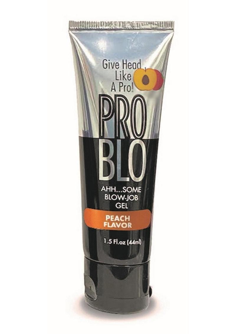 Problo Oral Pleasure Flavored Gel 1 5oz Peach Fantasy Fun Factory