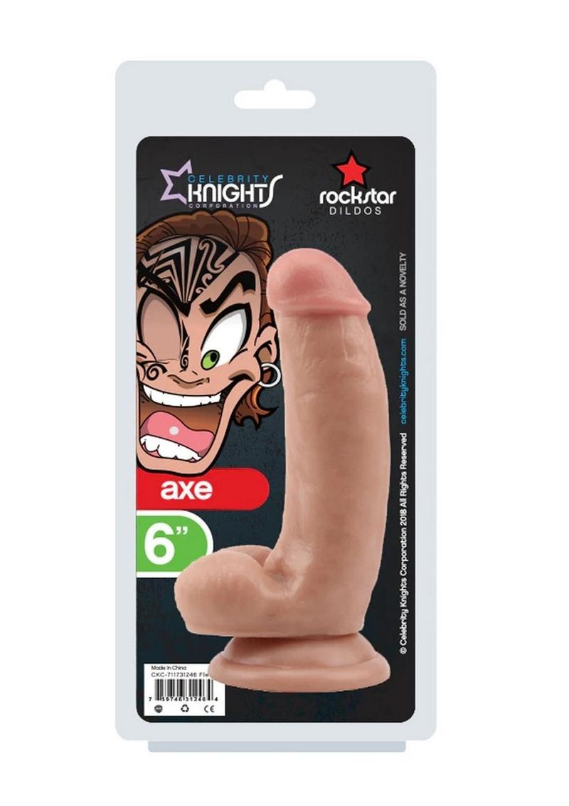 Rockstar - Axe - Dual Density Realistic Dildo with Balls