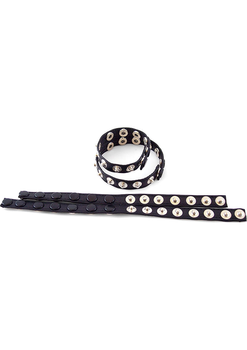 Rouge Multi Snap Leather Double Cock Strap – Fantasy Fun Factory