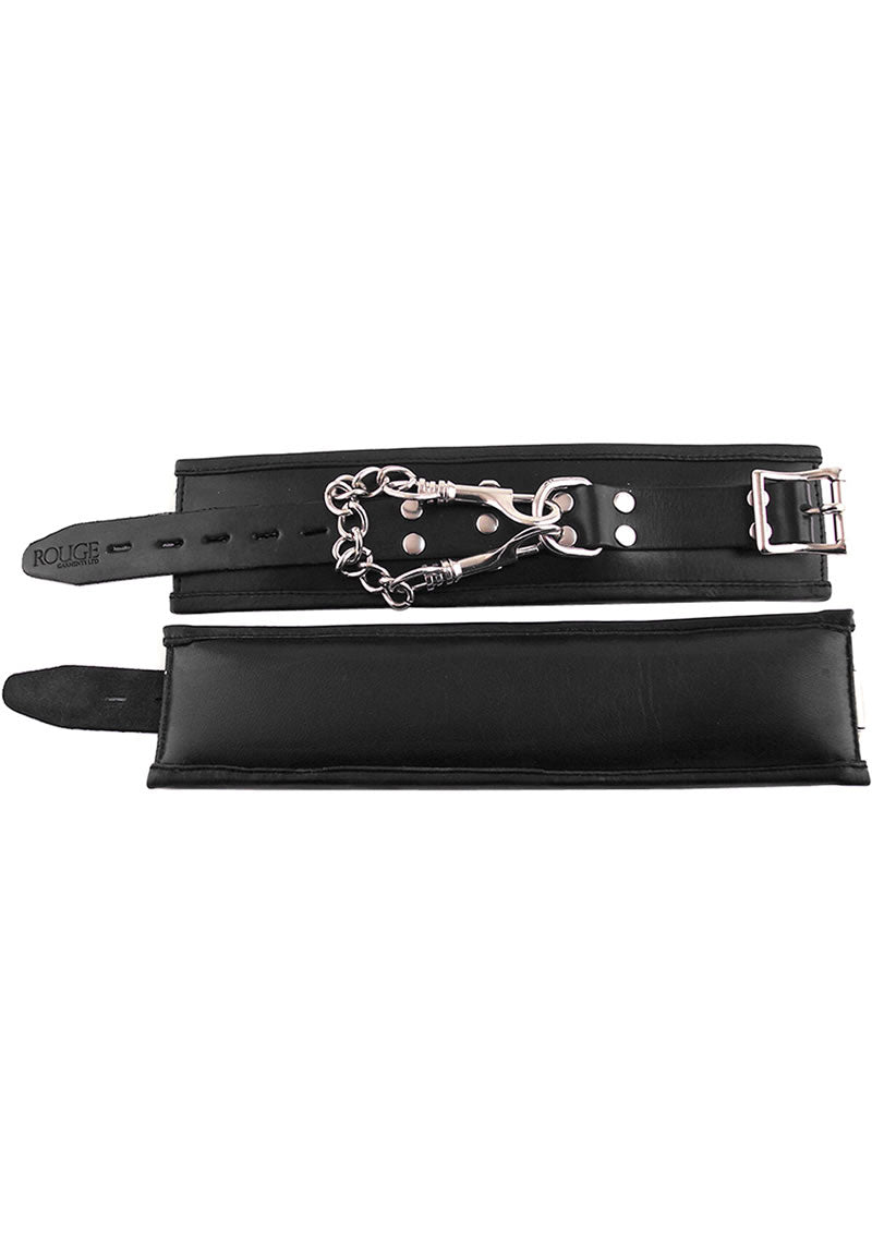 Rouge Padded Leather Adjustable Wrist Cuffs – Fantasy Fun Factory