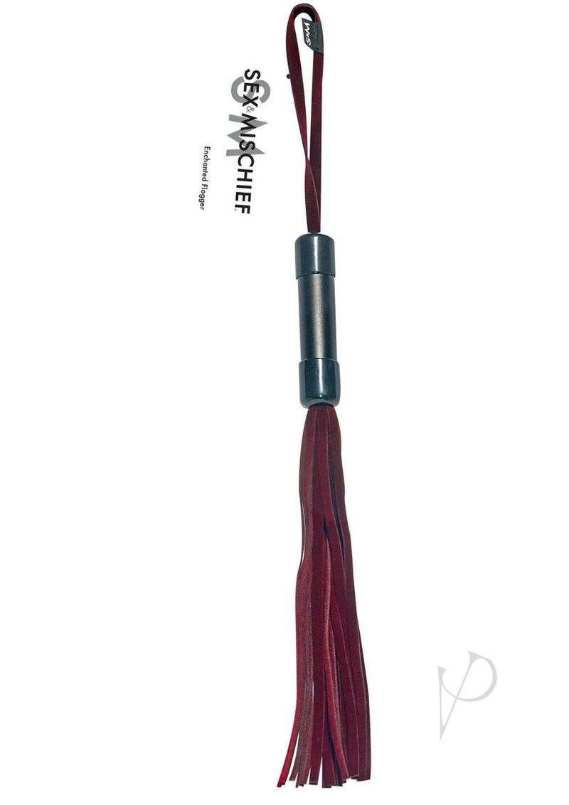 Sex and Mischief Enchanted Flogger - Black - 18.5in