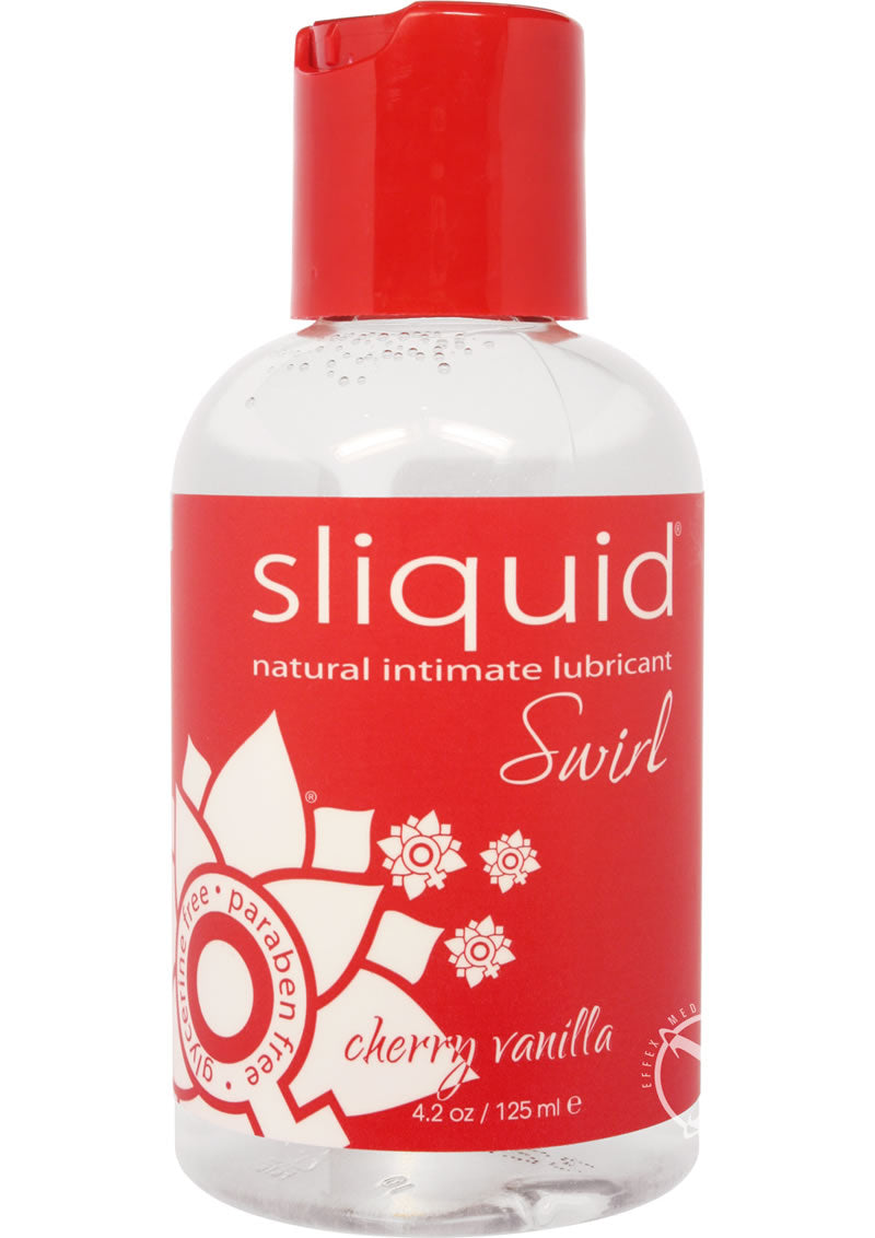Sliquid Naturals Swirl Water Based Flavored Lubricant Cherry Vanilla