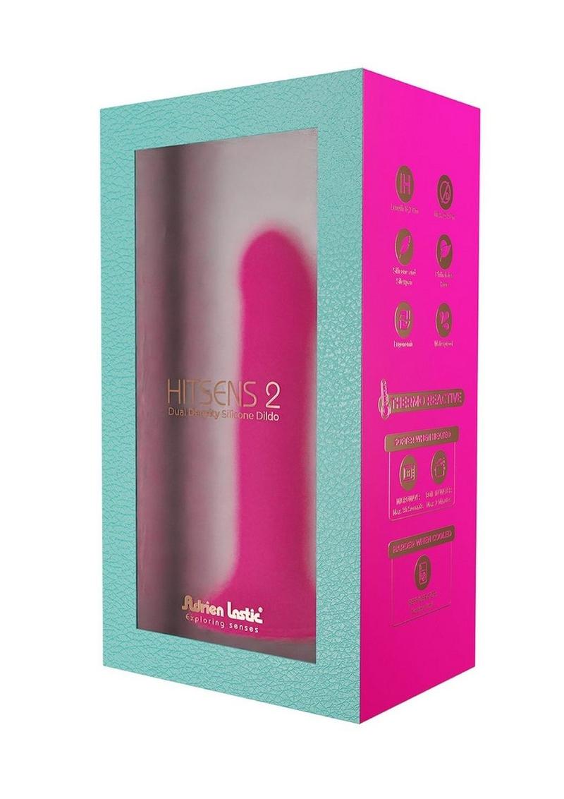 Adrien Lastic Hitsens 2 Dual Dense Silicone Dildo - Pink
