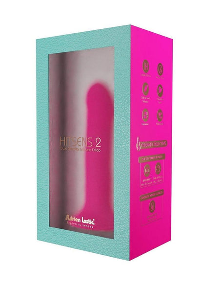Adrien Lastic Hitsens 2 Dual Dense Silicone Dildo - Pink