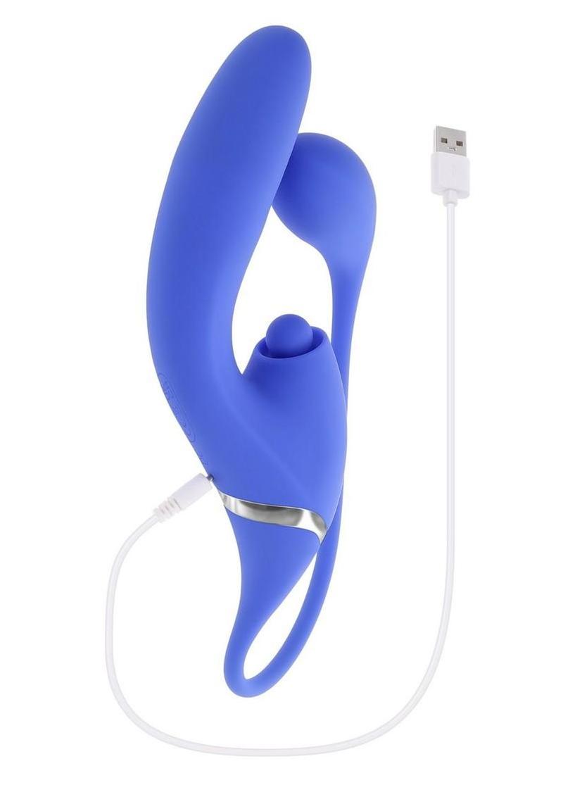 All In Rechargeable Silicone Dual Vibrator