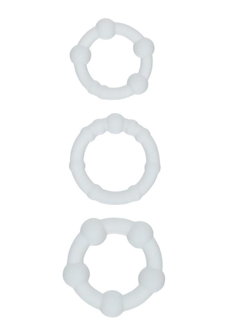 Alpha Liquid Silicone Beaded Rings