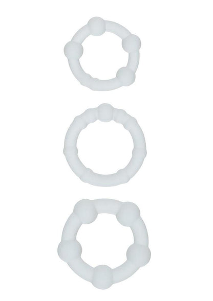 Alpha Liquid Silicone Beaded Rings