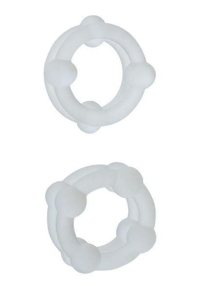 Alpha Liquid Silicone Double Stacker Rings
