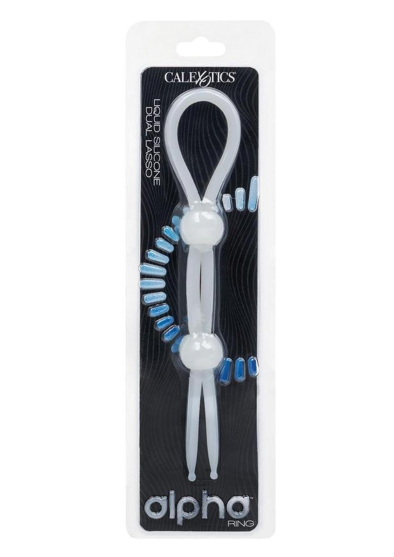 Alpha Liquid Silicone Dual Lasso - White