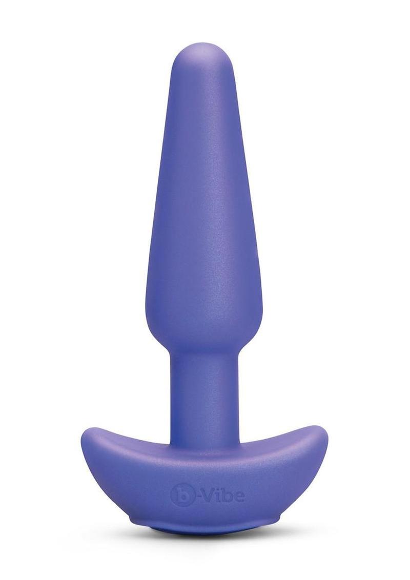 B-Vibe Shake Slimline Vibrating Silicone Anal Plug - Blue