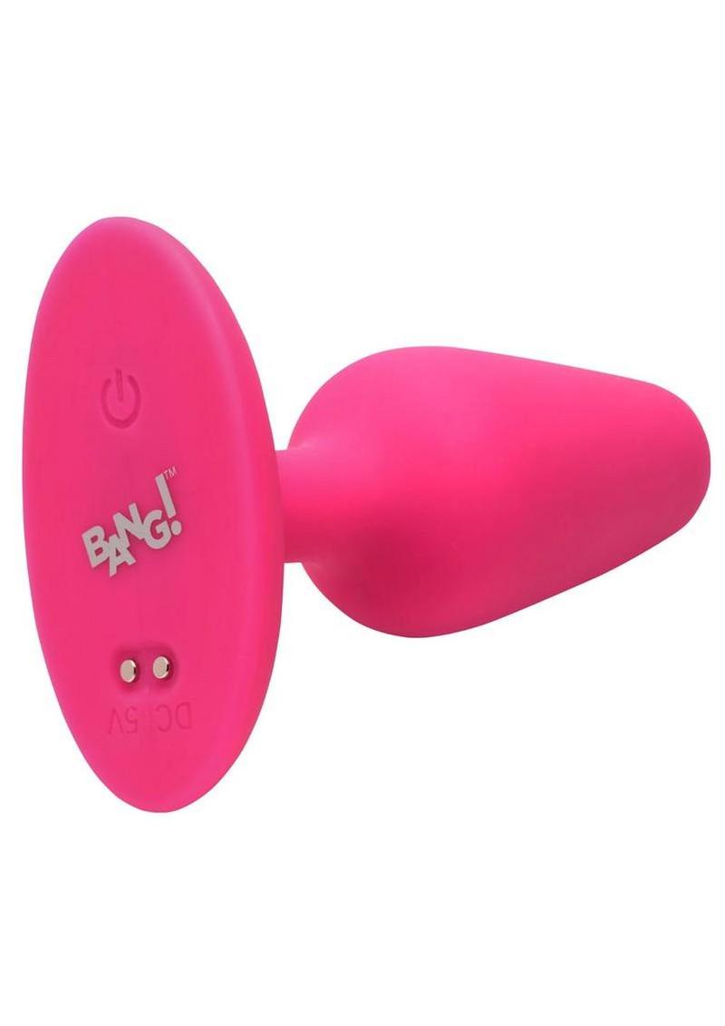 Bang! Flexible Vibrating Silicone Rechargeable Butt Plug