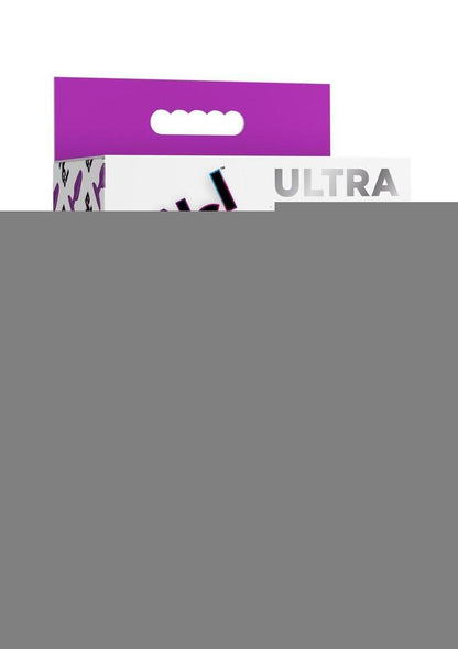 Bang! Flexible Vibrating Silicone Rechargeable Butt Plug - Purple