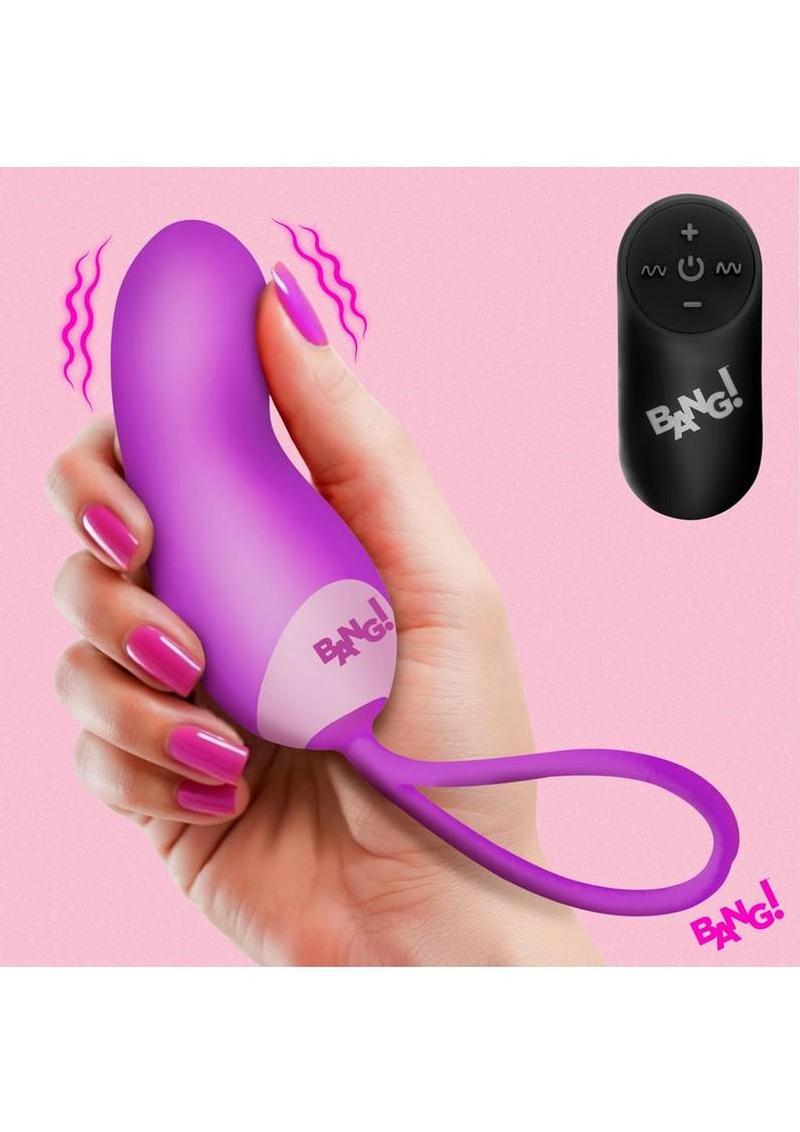 Bang Silicone Rechargeable Mini Vibrator with Remote Control