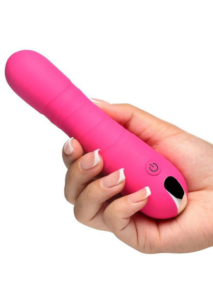 Bang! Thrusting Rechargeable Silicone Vibrator