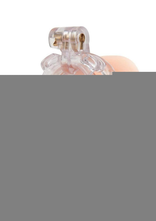 Blueline Acrylic See Thru Mini Cock Micro Chastity Cage - Clear