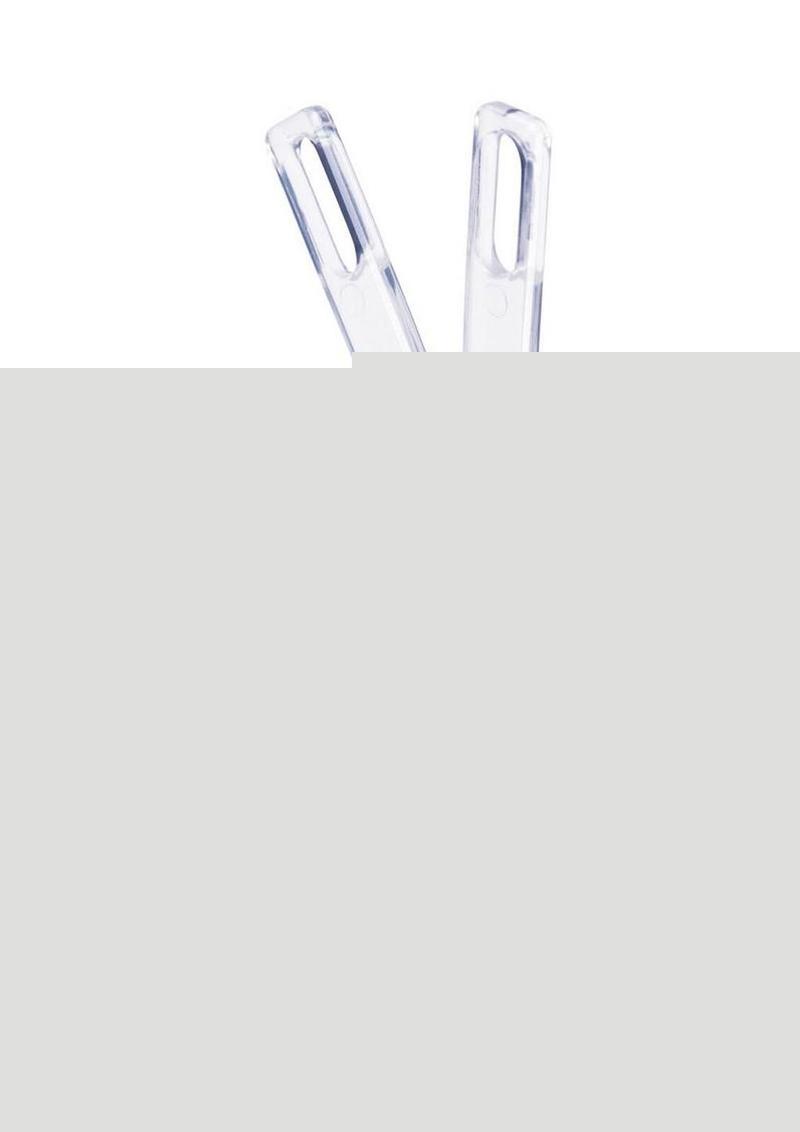 Blueline Piss-Thru Flying V Male to Female Inversion Feminizer Transformation Device - Clear