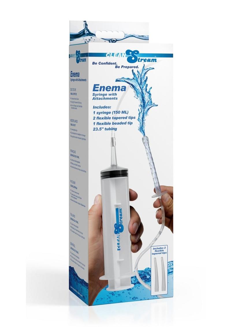 Cleanstream Enema Syringe with Attachments – Fantasy Fun Factory