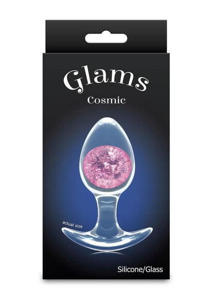 Cosmic Glams Silicone Anal Plug - Pink - Medium