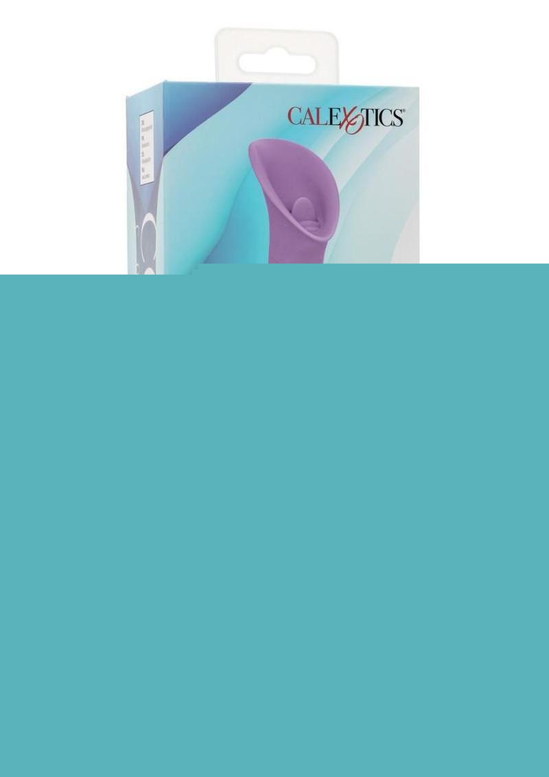 Couture Collection Dual Flickering Rechargeable Silicone Wand - Purple