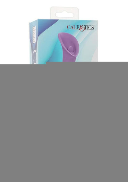 Couture Collection Dual Flickering Rechargeable Silicone Wand - Purple