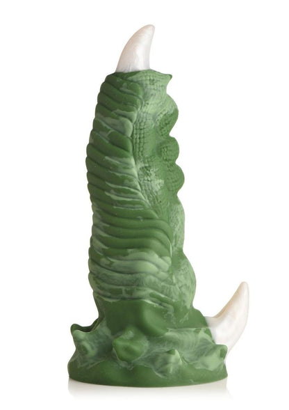 Creature Cocks Dragon Claw Silicone Dildo - Green/White