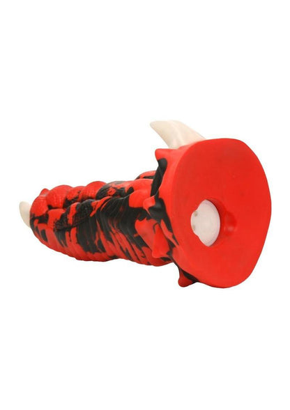 Creature Cocks Red Talon Vibrating Rechargeable Silicone Dildo