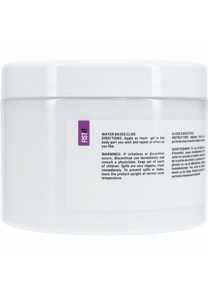 Fist It Anal Relaxer Water Based Lubricant - 16.9oz/500ml