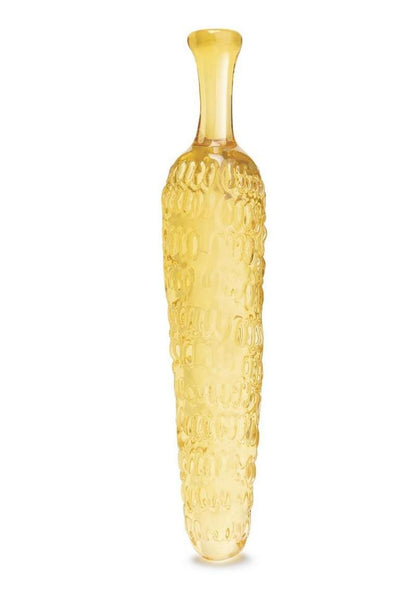 Glas Cornstar 8 Glass Dildo - Yellow