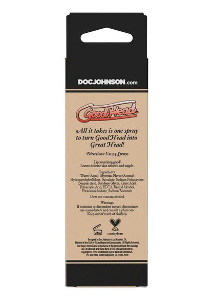 Goodhead Juicy Head Cocktails Dry Mouth Spray Boxed 2oz - Strawberries and Champagne