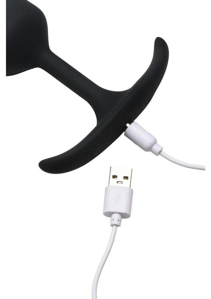 Heavy Hitters Vibrating Weighted Rechargeable Silicone Anal Plug