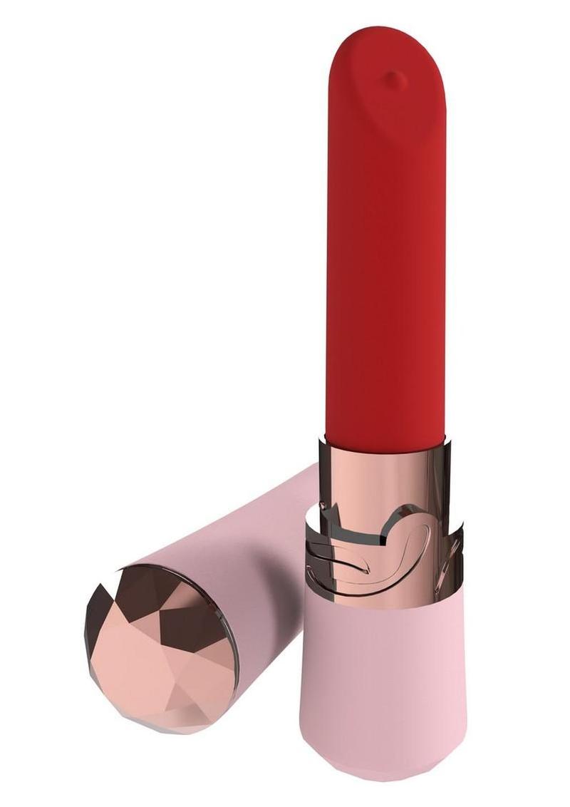 Loveline Dahlia 10 Function Silicone Lipstick Vibrator