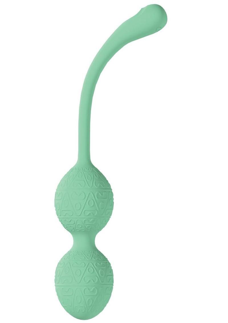 Loveline Pelvifit Beads 10 Function Vibrating Rechargeable Silicone Kegel Vibe with Remote Control