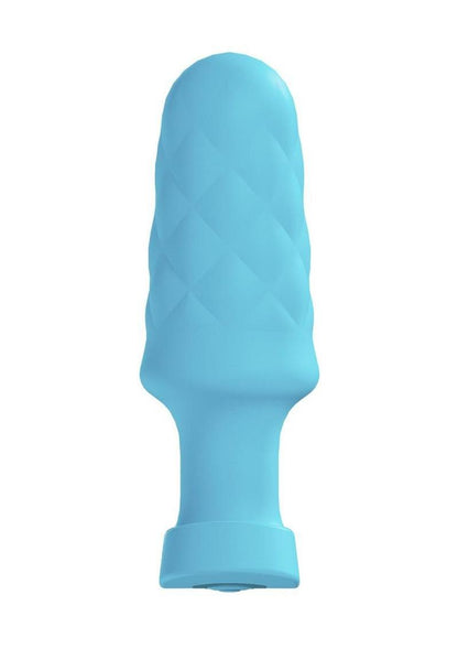 Loveline Velvet Rechargeable Silicone Vibrating Plug with Remote Control