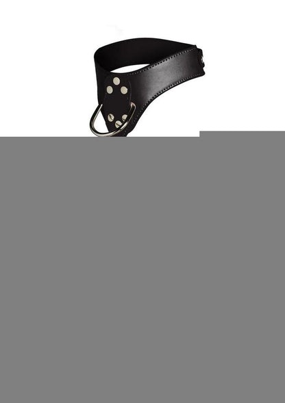 Master Series Vixen Female Chest Vegan Leather Harness - Black