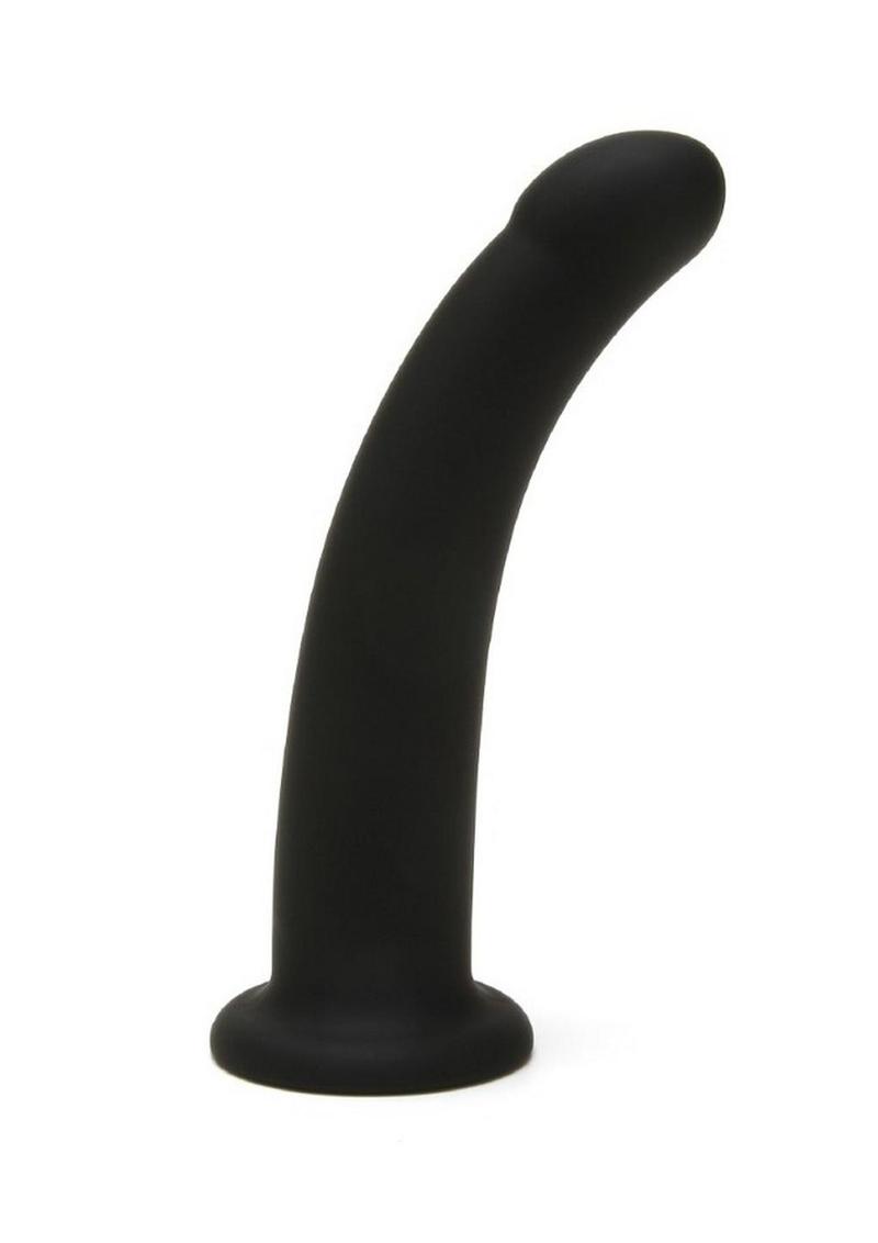 ME YOU US Black Curved Silicone Dildo