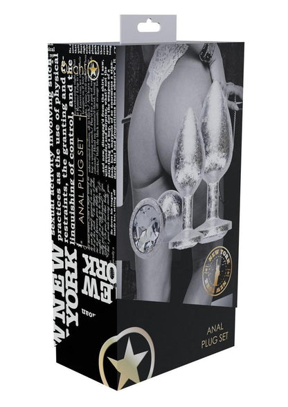 Ouch New York Coll Plug - Silver - Set