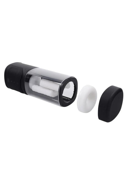 Playboy Side Piece Rechargeable Silicone Warming Sliding Stroker