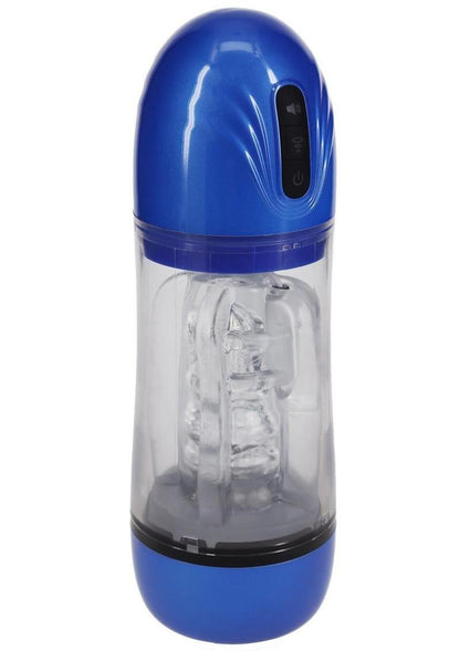 Pumped Sonicpull 10 Function Suction Vibration Multimedia Enhanced Rechargeable Masturbator - Metallic