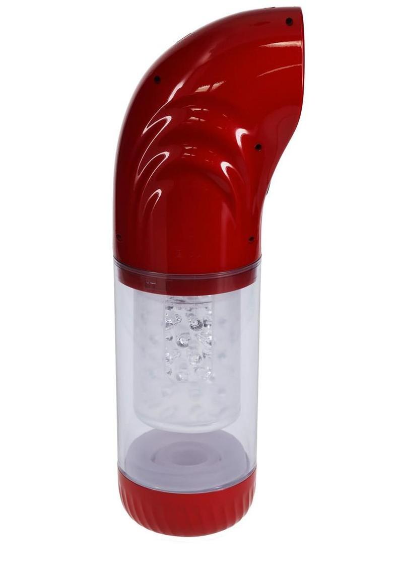 Pumped Strokemate Multi-Function Rechargeable Masturbator - Metallic