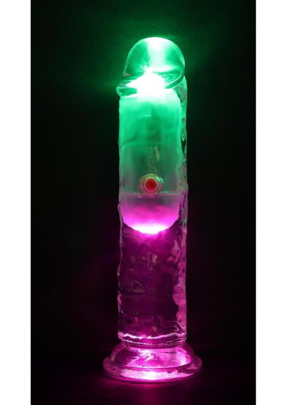 Realrock Vibrating Led Wireless Rechargeable Remote Control Straight Cock