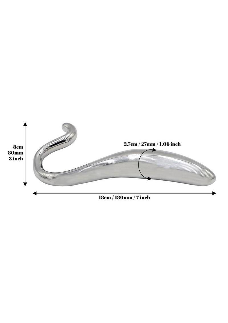Rouge Stainless Steel Hollow Curved Wand