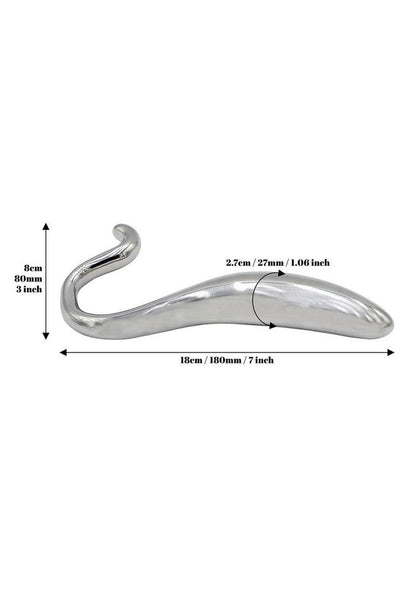 Rouge Stainless Steel Hollow Curved Wand