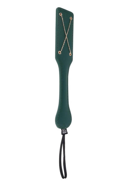 Sex and Mischief Indica Chain Impressions Paddle - Green