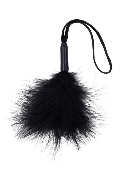 Sex and Mischief Peaches N Creame Wrist Feather Tickler - Black
